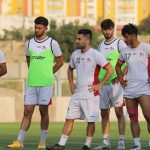 تمرین تیم فوتبال تراکتور پیش از دیدار با استقلال
